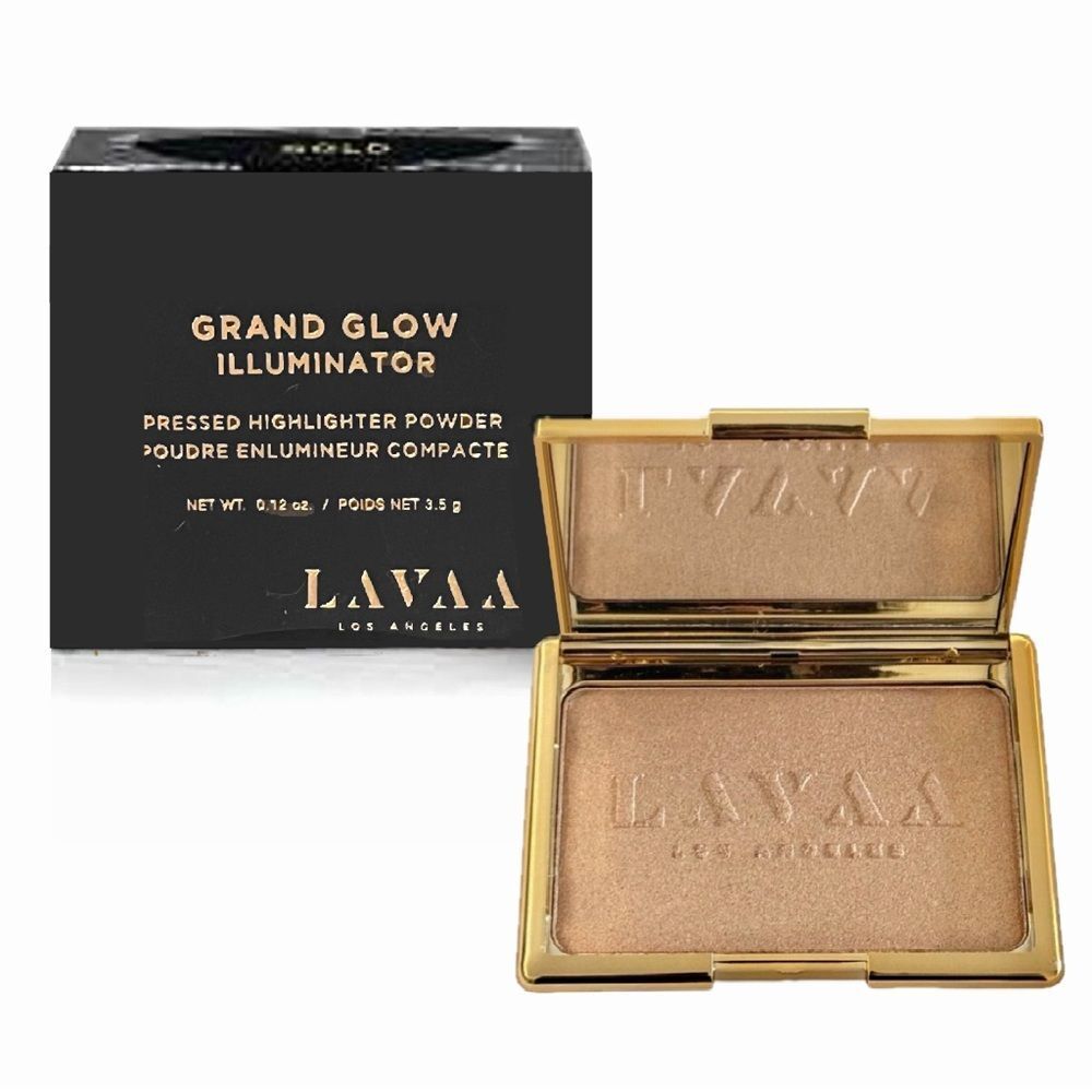 Lavaa Grand Glow Illuminator Pressed Highlighter (Gold)